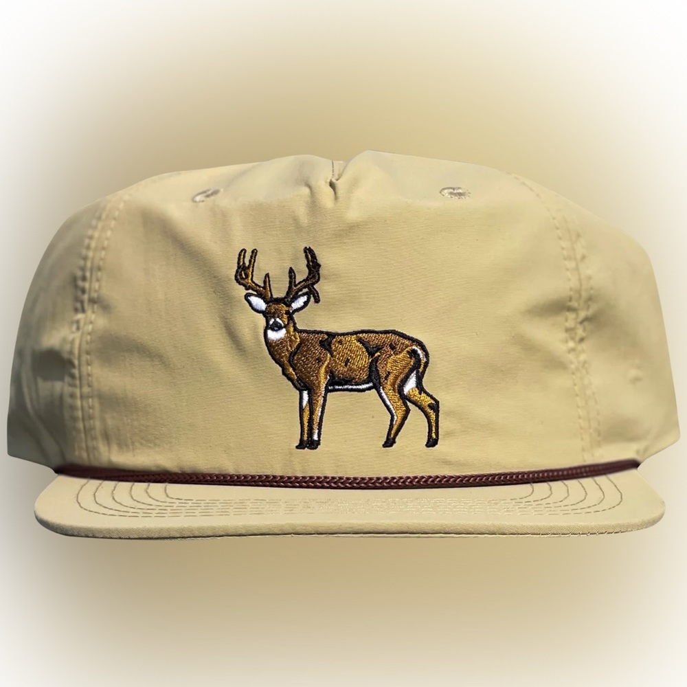 Embry Outdoors Cream Buck Rope Hat